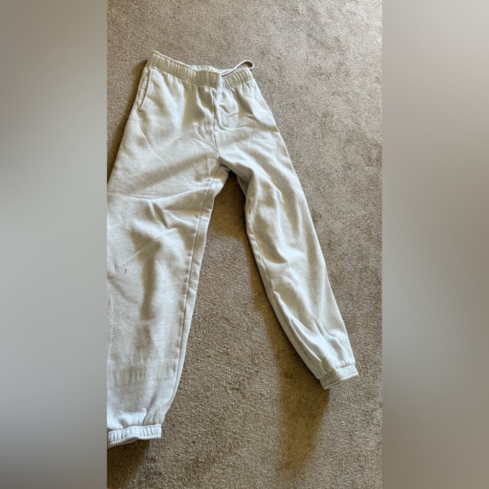 TNA Cozy Light Gray Sweatpants